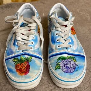 Vans x size 7-1/2 One Piece Old Skool Sneaker Shoes Devil Fruit Women size 6 Men